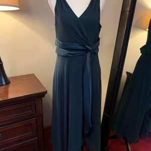 Chiffon & satin dress